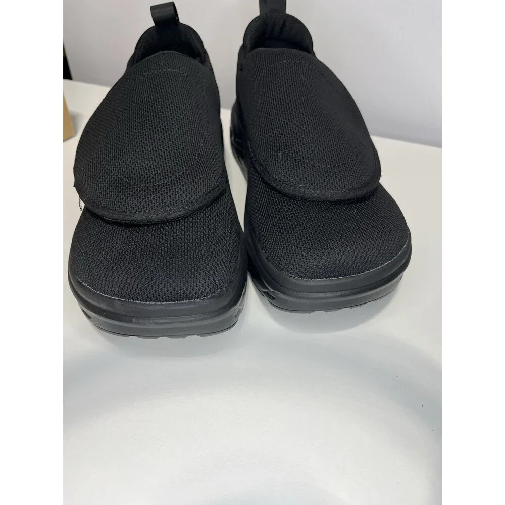 NEW Orthopedic Men's Wide Shoes Diabetic Slip On OrthoComFoot Size 11 Black